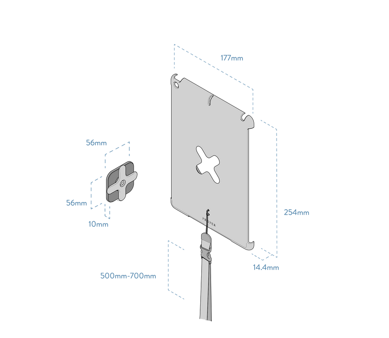 MPOS Case Kit - iPad 10.2"